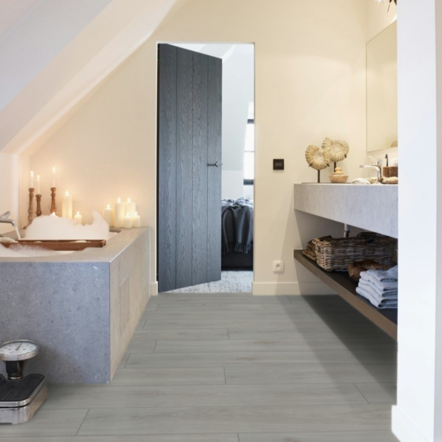 Berry Alloc Parquet stratifié Ocean+ - Bloom Silver Grey 6426 - 1288 mm x 190 mm x 8 mm